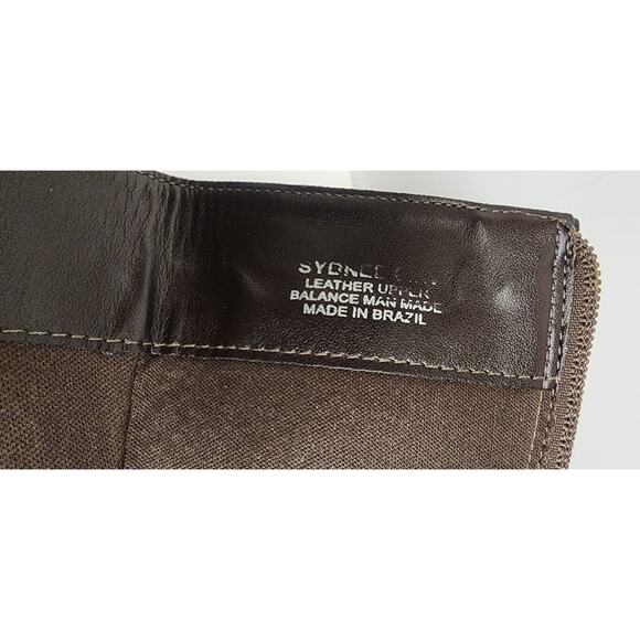 Steven By Steve Madden Women's Sydnee Tall Riding Brown Leather Boots Size 9.5W - Picture 9 of 10